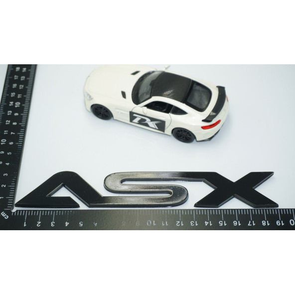 DK Tuning Mitsubishi ASX Bagaj Siyah ABS 3M 3D Yazı Logo - Resim 4