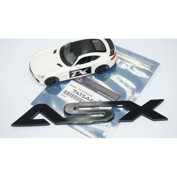 DK Tuning Mitsubishi ASX Bagaj Siyah ABS 3M 3D Yazı Logo - Resim 5