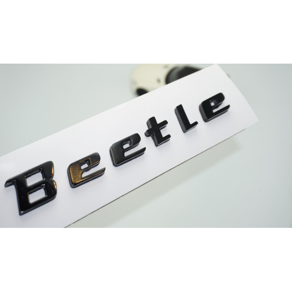 DK Tuning Volkswagen Beetle Bagaj Siyah ABS Yazı Logo Amblem