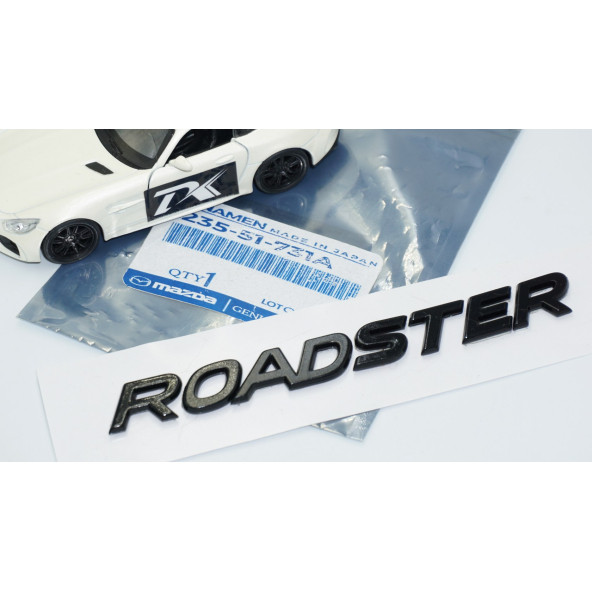 DK Tuning Roadster Miata MX-5 Siyah Bagaj Yazı Mazda İle Uyumlu - 5