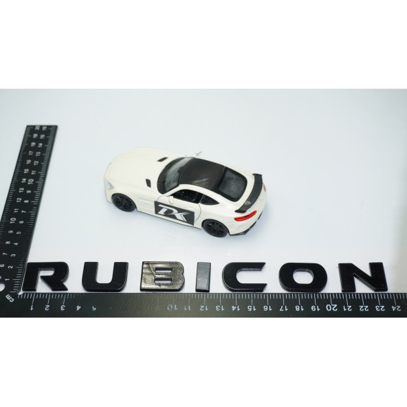 DK Tuning Wrangler Rubicon Siyah Bagaj Yazı Jeep İle Uyumlu - 4
