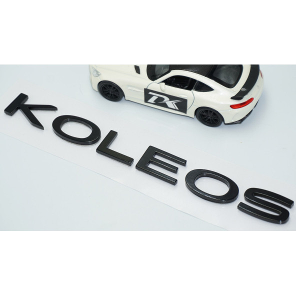 DK Tuning Koleos Siyah ABS 3M Bagaj Yazı Logo Renault İle Uyumlu - Resim 3