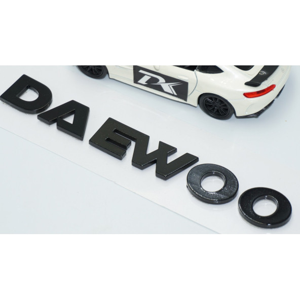 DK Tuning Daewoo Bagaj Siyah ABS 3M 3D Yazı Logo - Resim 3