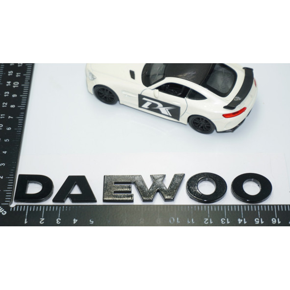 DK Tuning Daewoo Bagaj Siyah ABS 3M 3D Yazı Logo - Resim 4