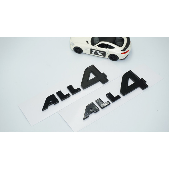 DK Tuning ALL4 Siyah Kapı Yazı Logo 2 Li Set Mini Cooper İle Uyumlu - 2