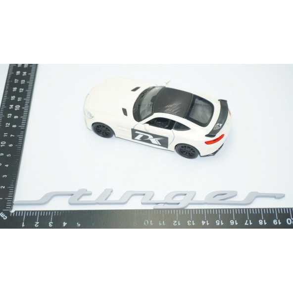 DK Tuning Stinger Gri Bagaj Logo Arma Kia İle Uyumlu - 4