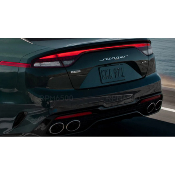 DK Tuning Stinger Gri Bagaj Logo Arma Kia İle Uyumlu - 5
