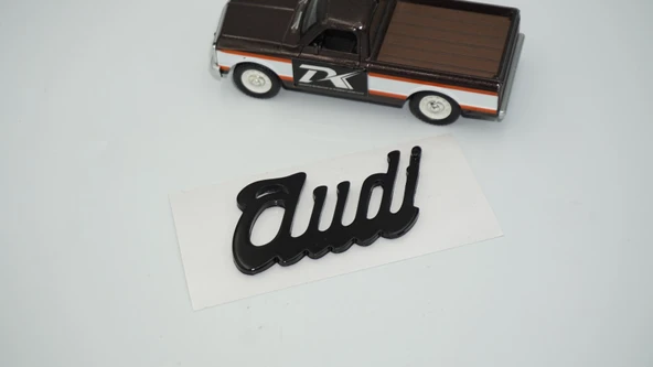 DK Tuning Audi Bagaj Siyah 3M Yazı Logo Arma - Resim 3