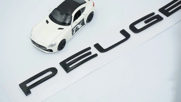 DK Tuning Peugeot Bagaj Siyah ABS Logo Amblem Rifter İle Uyumlu - 3