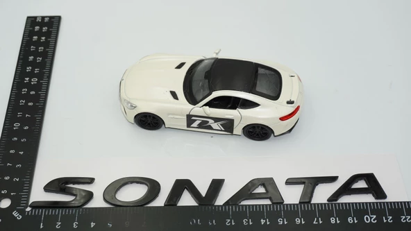 DK Tuning Sonata Siyah ABS Bagaj Logo Amblem Hyundai İle Uyumlu - Resim 2