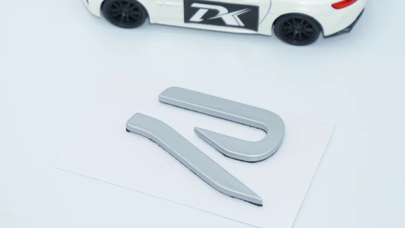 DK Tuning R Line Yeni Nesil Bagaj Gri Logo Arma Volkswagen İle Uyumlu - 5