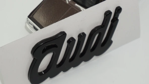 DK Tuning Audi Bagaj Siyah 3M Yazı Logo Arma - Resim 5