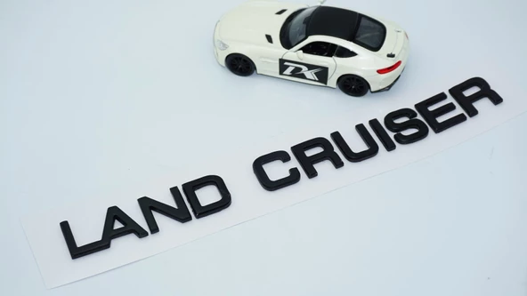 DK Tuning Toyota Land Cruiser 2008 2022 Siyah Abs Ön Kaput Yazı Logo - 2
