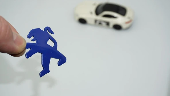 DK Tuning Direksiyon Mavi Logo Amblem Arma Peugeot ile Uyumlu ürün görseli