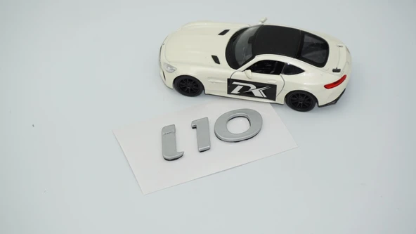 DK Tuning i10 Bagaj 3M Gri Yeni Nesil Yazı Logo Hyundai İle Uyumlu - 4