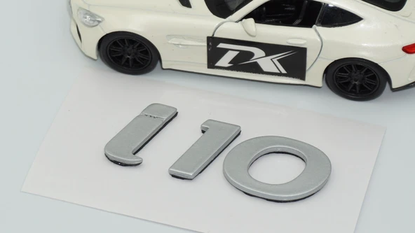 DK Tuning i10 Bagaj 3M Gri Yeni Nesil Yazı Logo Hyundai İle Uyumlu - 5