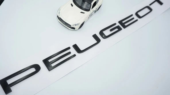 DK Tuning Peugeot Bagaj Siyah ABS Logo Amblem Rifter İle Uyumlu