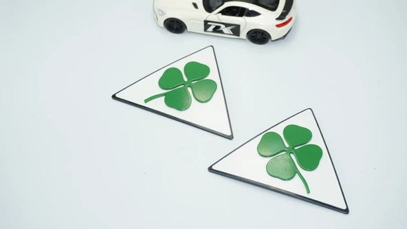 DK Tuning Yonca Logo Çamurluk 3M 3D Logo Alfa Romeo İle Uyumlu - 2