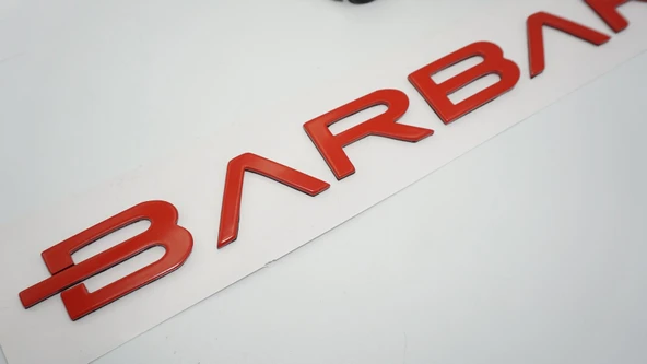 DK Tuning L200 Barbarian Kırmızı Bagaj Yazı Logo Mitsubishi İle Uyumlu - 3