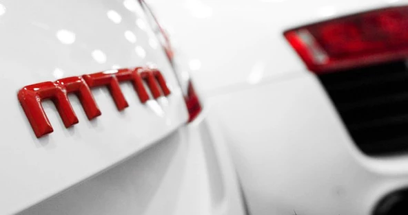 DK Tuning MTM Bagaj Kırmızı ABS 3M 3D Logo Amblem Audi İle Uyumlu - 3