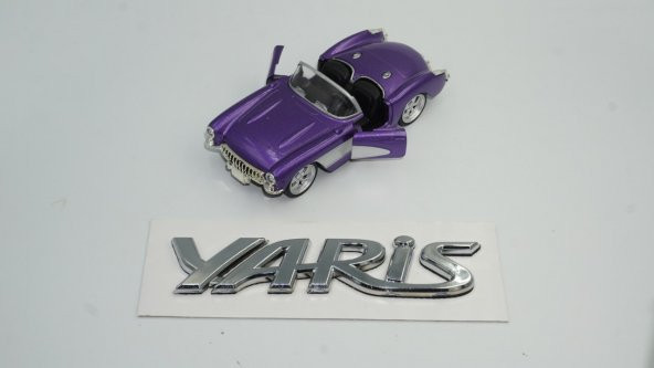 Toyota Yaris 3M 3D Bagaj Yazı Logo Amblem - 2