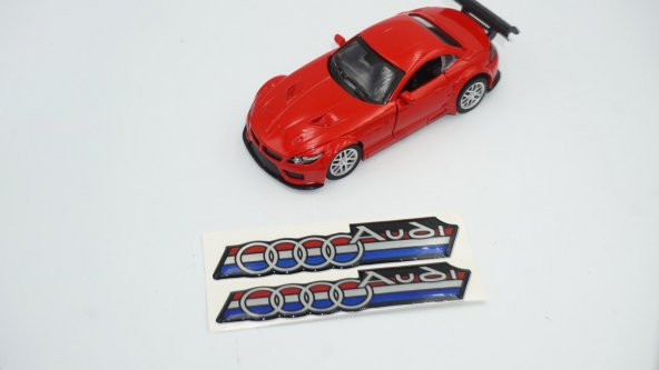 Audi Logo Damla Silikon Torpido Çamurluk Yanı Sticker - 2