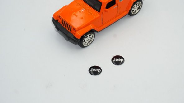 Jeep Oto Anahtar 3M Metal Alaşım Logo 2Li Set - Resim 2