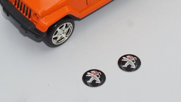 Peugeot Oto Anahtar 3M Metal Alaşım Logo 2Li Set - 4