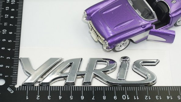 Toyota Yaris 3M 3D Bagaj Yazı Logo Amblem - 7