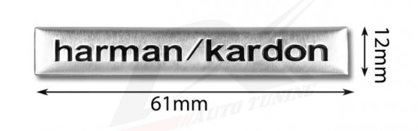 Harman Kordon Hoparlör Krom Metal 3M Logo Amblem 2 Li Set - 7