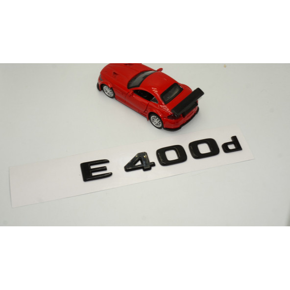 E 400d Bagaj Parlak Siyah ABS 3M 3D Yazı Logo - Resim 2