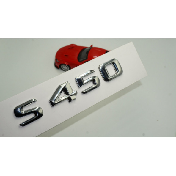 S450 Bagaj Krom Metal 3M 3D Yazı Logo
