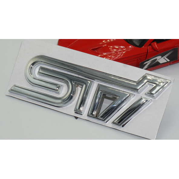 DK Subaru STi Krom Metal 3M 3D Bagaj Yazı Logo Orjinal Ürün - 3