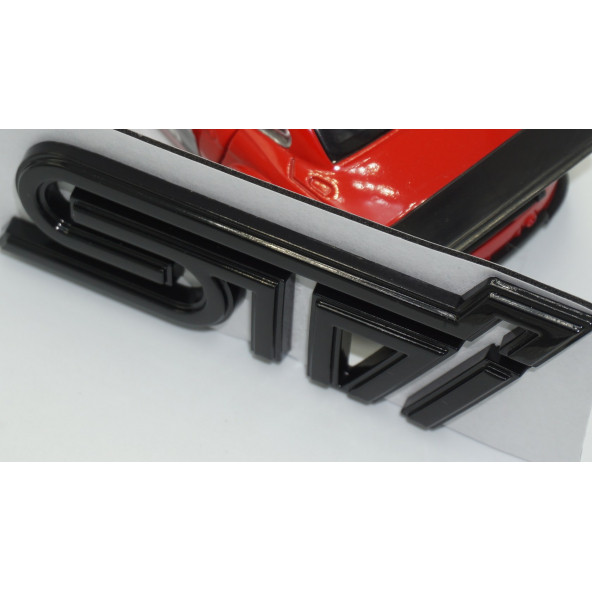 DK Subaru STi Siyah Metal 3M 3D Bagaj Yazı Logo Orjinal Ürün - 3