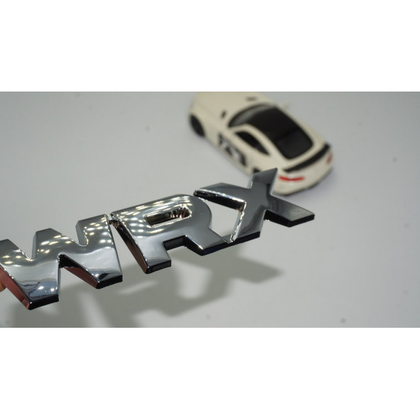 DK Subaru WRX Krom Metal 3M 3D Bagaj Yazı Logo Orjinal Ürün