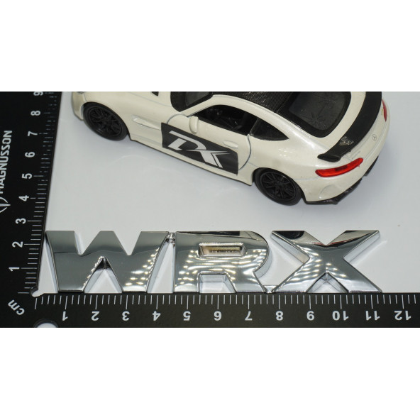 DK Subaru WRX Krom Metal 3M 3D Bagaj Yazı Logo Orjinal Ürün - 4