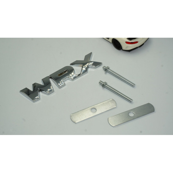 DK Subaru WRX Krom Metal Ön Panjur Vidalı Yazı Logo Orjinal Ürün - Resim 2