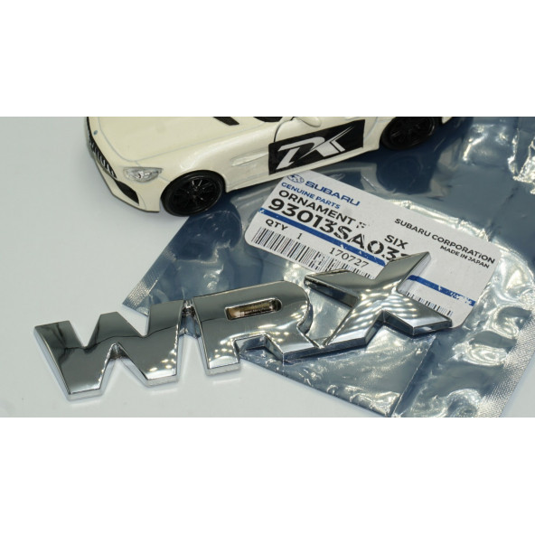 DK Subaru WRX Krom Metal Ön Panjur Vidalı Yazı Logo Orjinal Ürün - Resim 6