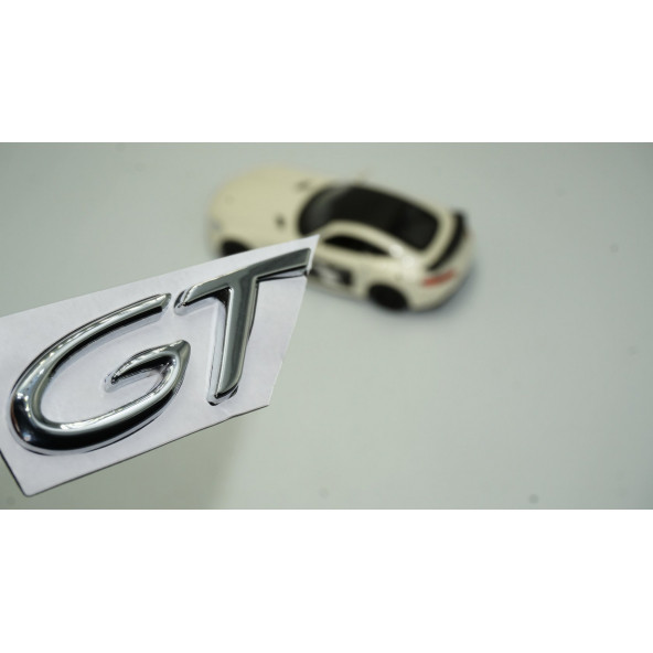 DK Porsche GT Krom Metal Bagaj Logo Orjinal Ürün