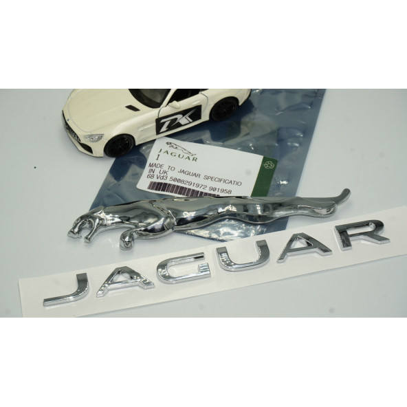 DK Jaguar Panter Krom ABS Bagaj Yazı Logo Orjinal Ürün - Resim 5