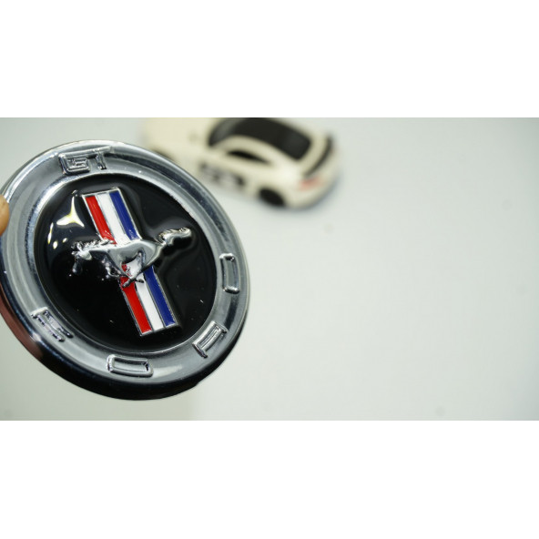 DK Ford Mustang 2.3T GT500 Krom Metal Bagaj Logo Arma Amblem ürün görseli 1