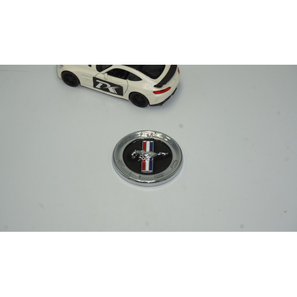 DK Ford Mustang 2.3T GT500 Krom Metal Bagaj Logo Arma Amblem - Resim 2