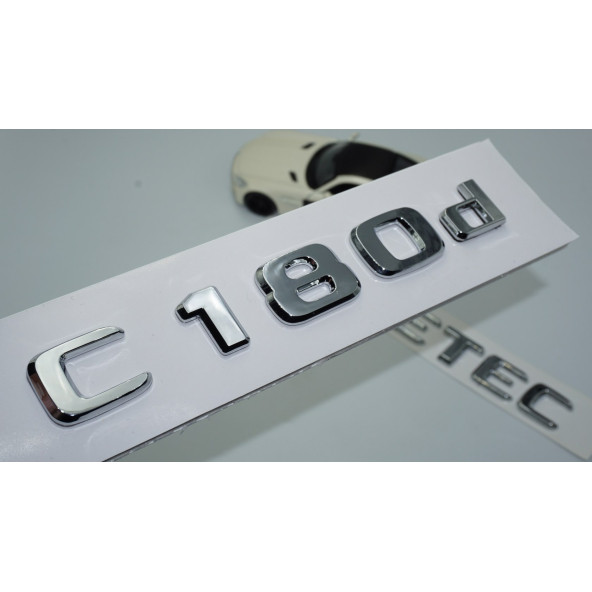 DK Tuning Benz C180d Bluetec Bagaj Krom ABS 3M 3D Yazı Logo