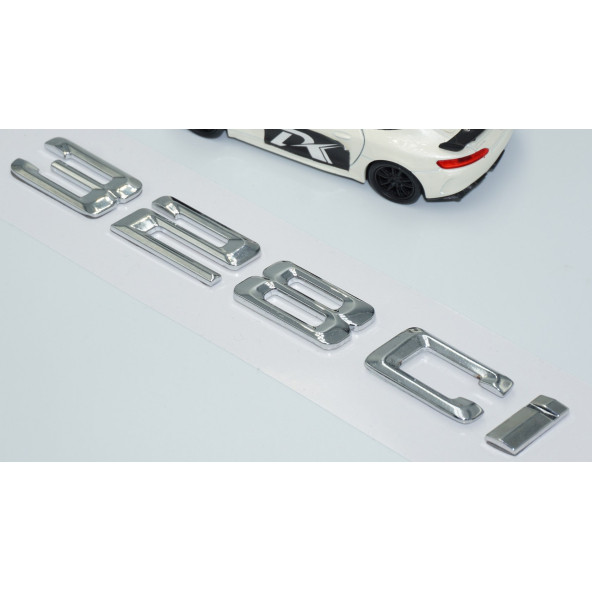 DK Tuning 328Ci Bagaj Krom Metal 3M 3D Yazı Logo Bmw İle Uyumlu - 3