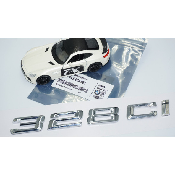 DK Tuning 328Ci Bagaj Krom Metal 3M 3D Yazı Logo Bmw İle Uyumlu - 5