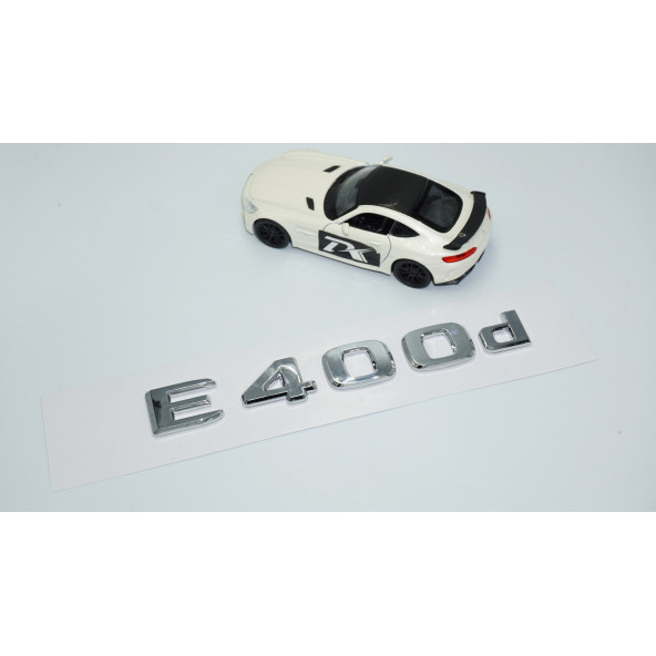 DK Tuning E400d Bagaj Krom ABS 3M 3D Yazı Logo Benz İle Uyumlu - 2