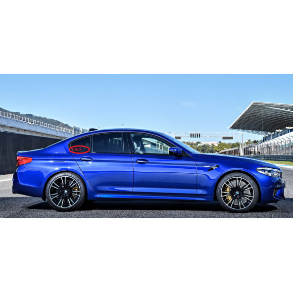 DK Tuning M Performance 3M Pencere Dekor Logo Bmw İle Uyumlu - Resim 5