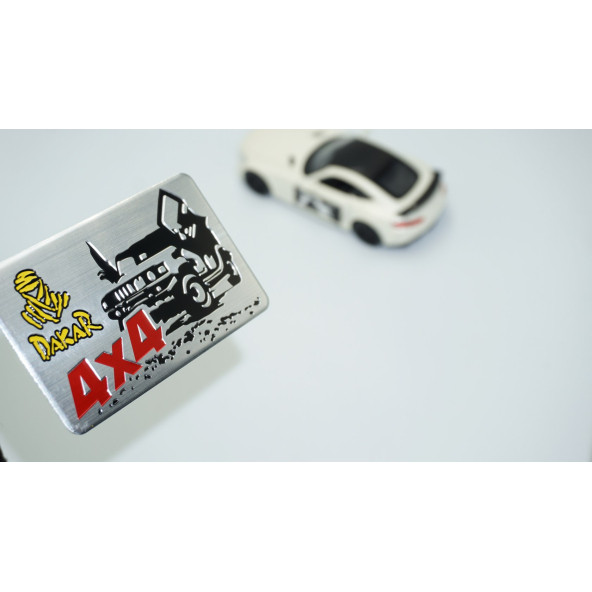 DK Tuning 4x4 Dakar Logo Metal Body Plaka Logo Amblem Arma