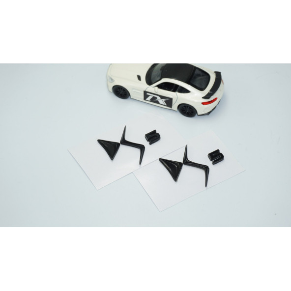 DK Tuning DS5 Çamurluk Siyah Logo Arma Yazı Seti Citroen İle Uyumlu - 4