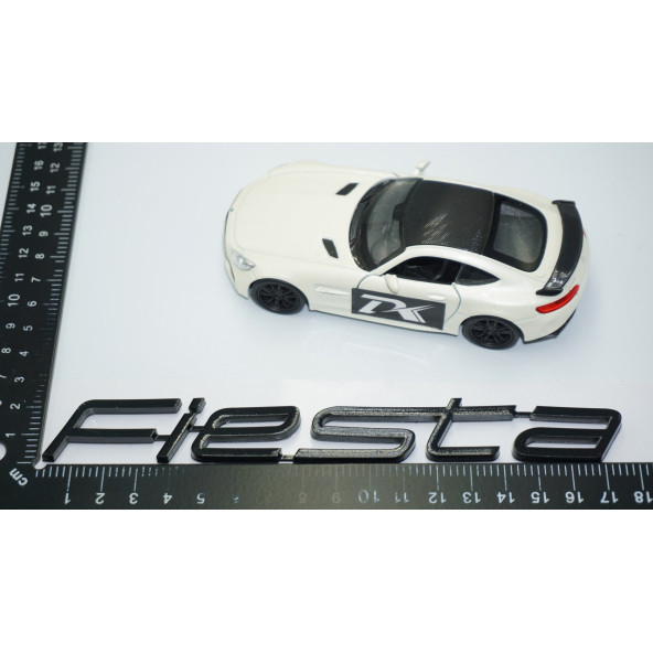 DK Tuning Ford Fiesta MK8 2018+ Bagaj 3M Siyah ABS Logo Amblem - 4
